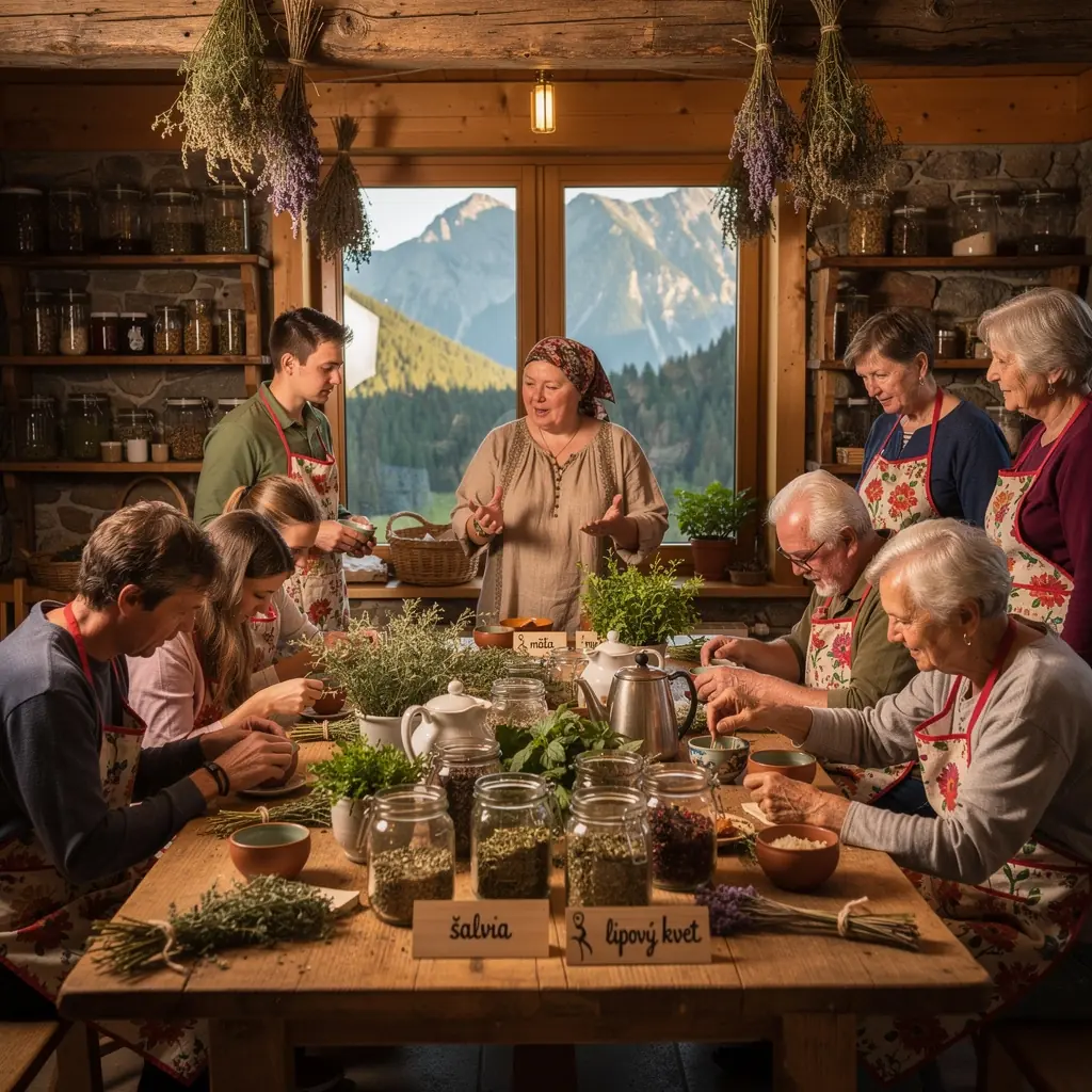 Čajová ceremónia s priateľmi v útulnom prostredí